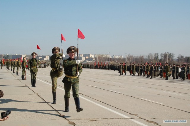 Репетиция парада на Красной плащади