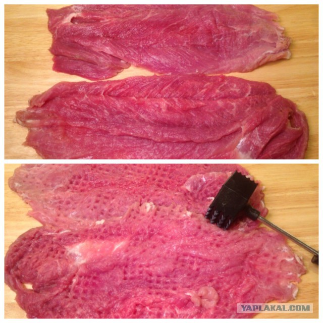Рулет с папоротником и грибами