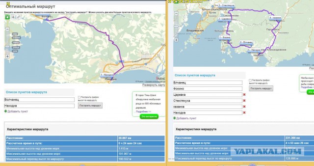 Трасса владивосток хабаровск карта с километрами