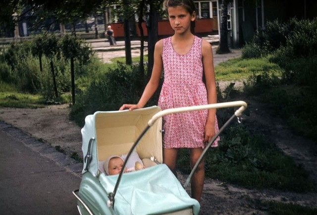 Цветные фотографии повседневной жизни в Ленинграде, 1958 год