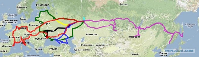 К Тихому Океану на мотоцикле - 2012