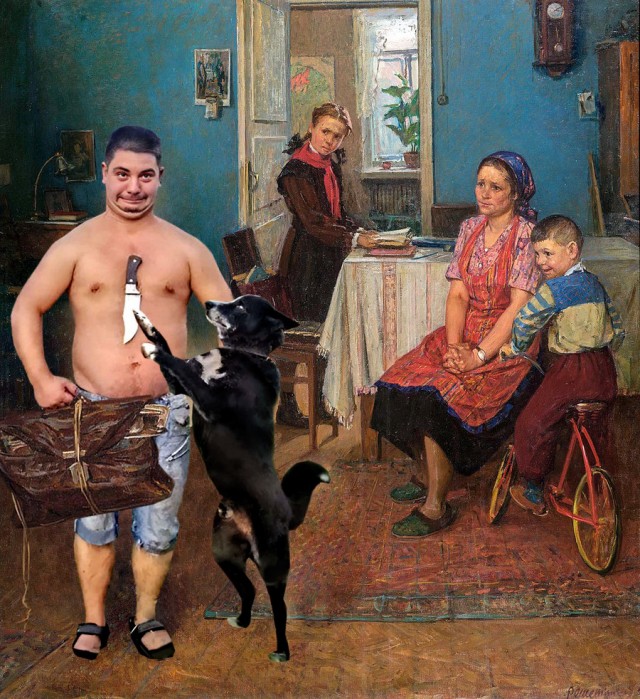 Фотожаба "Грозный пузан"