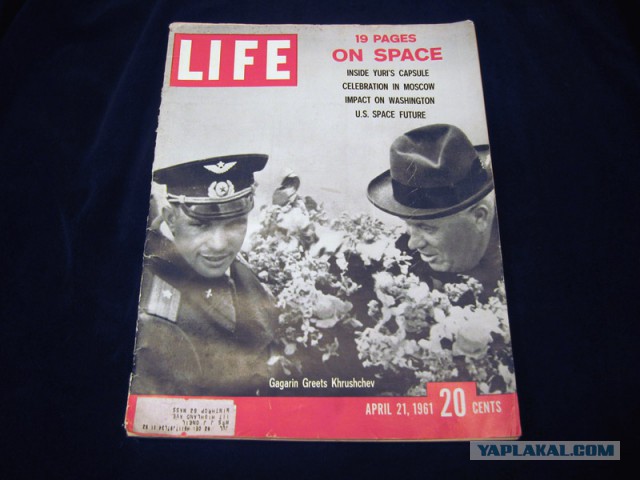 Журнал Life, 21.04.1961