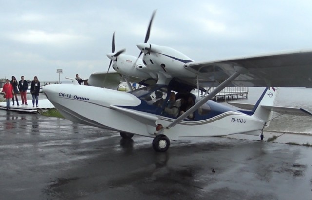 Новый российский самолет СК-12 "Орион"