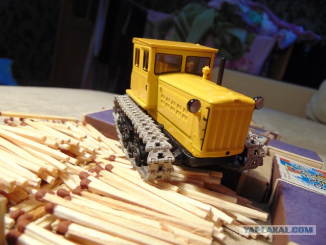 Mikromodellbau. Трактор "Сталинец-65" 43 масштаб.