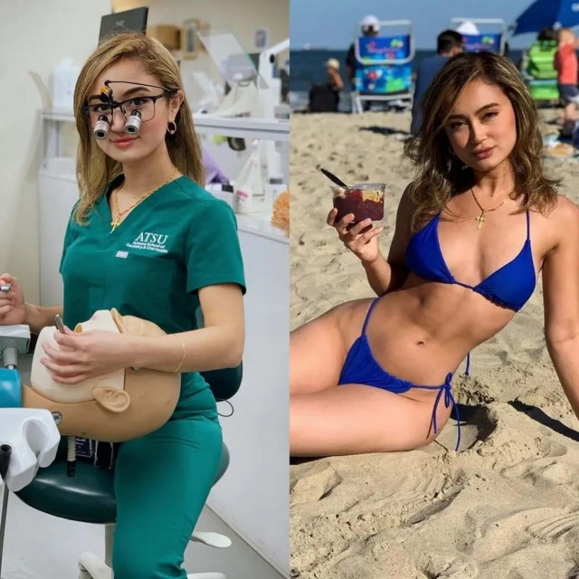 Девушки в форме и без