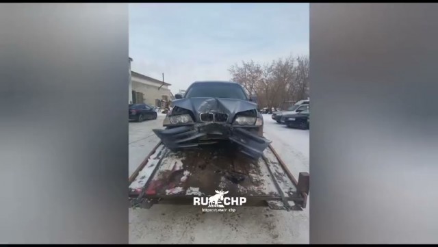 Сегодня в Костанае водитель BMW снял неплохое кино с собственным участием