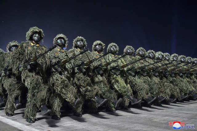 Военный парад в Северной Корее