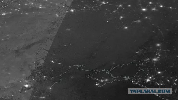NASA показало, как Украина осталась без света после российских ударов