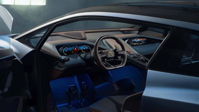 Lamborgini представила электрический кроссовер Lanzador с мощностью 1340 л.с. и деталями, напечатанными на 3D-принтере