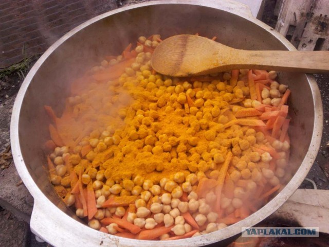 Как я готовлю вкусный плов в казане.