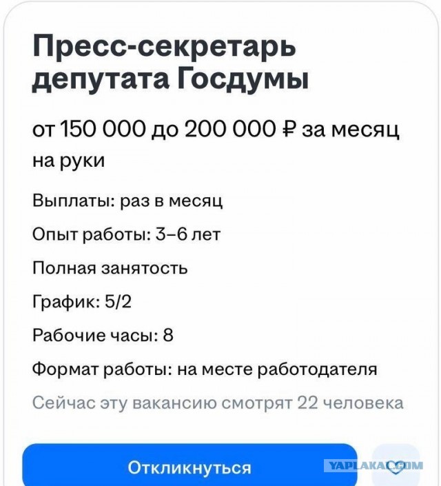 Вы холопы, мы бояре. Изображай дурака за 200 к в месяц