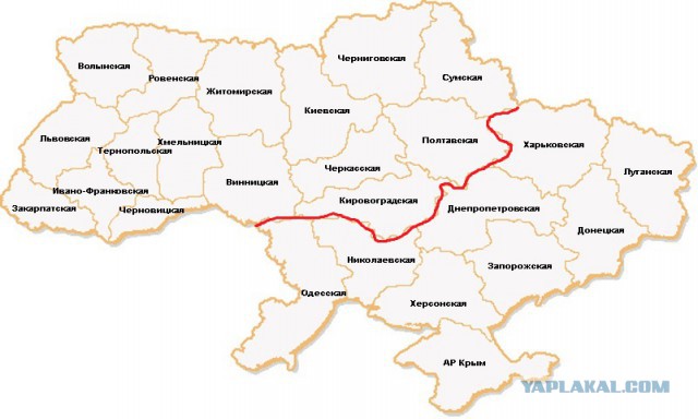 Завтрашний раздел Украины. Где ляжет граница?