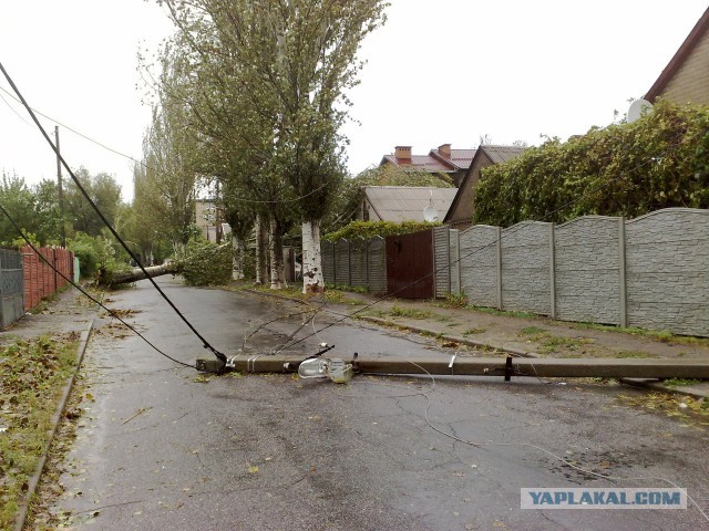 Шторм в Запорожье