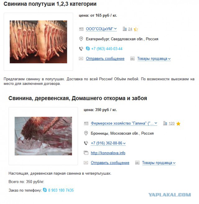 Реальная ситуация в сельском хозяйстве