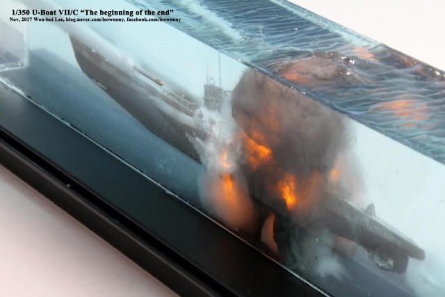 Взрыв подводной лодки на столе