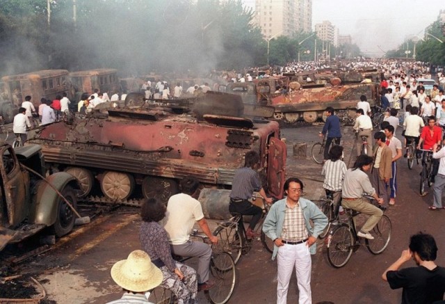 3-4 июня 1989 г. Тяньаньмэнь.