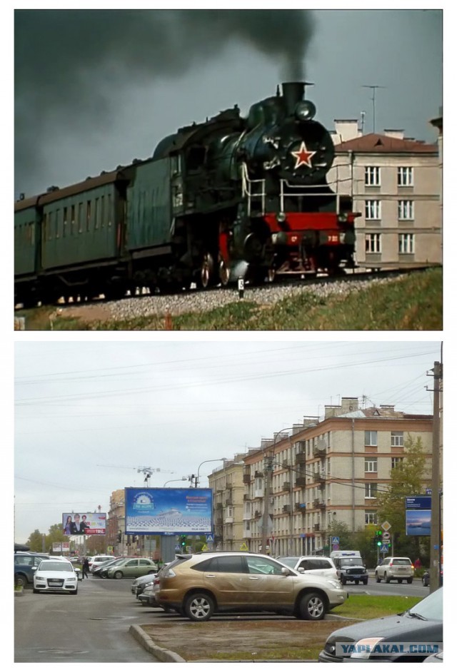 Старая трасса Варшавского ж.д. хода в Питере.