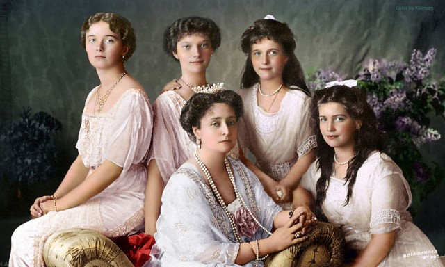 Раскрашенные исторические фотографии о русских людях (1900-1965)