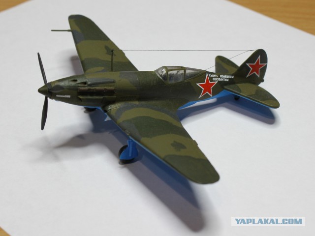 Пе-3. Модель самолета из бумаги
