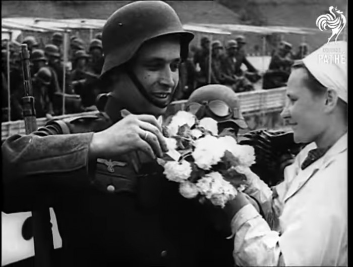 Хроника вторжения 1941. Не постановочные кадры.