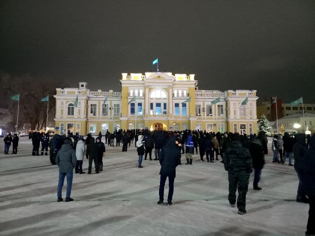 Митинги в Казахстане
