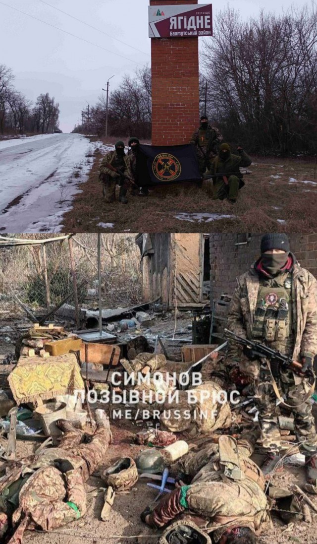 Бойцы ЧВК «Вагнер» освободили село Ягодное в окрестностях Артёмовска