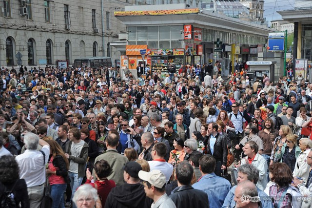 В Москве проходит "контрольная" прогулка