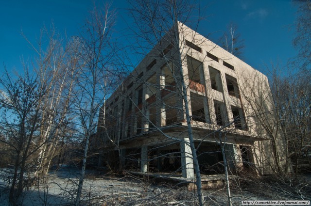 пгт. Полесское. Чернобыльская зона отчуждения.