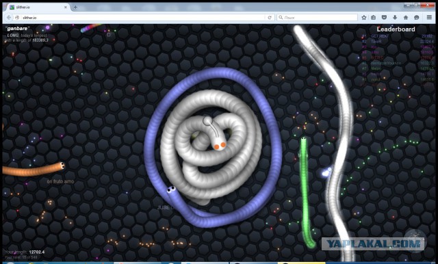 Змейка slither.io