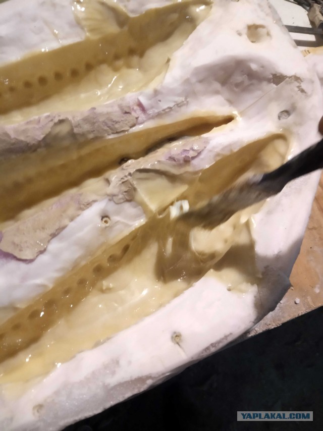 Изготовление декоративного панно "Осетровые"