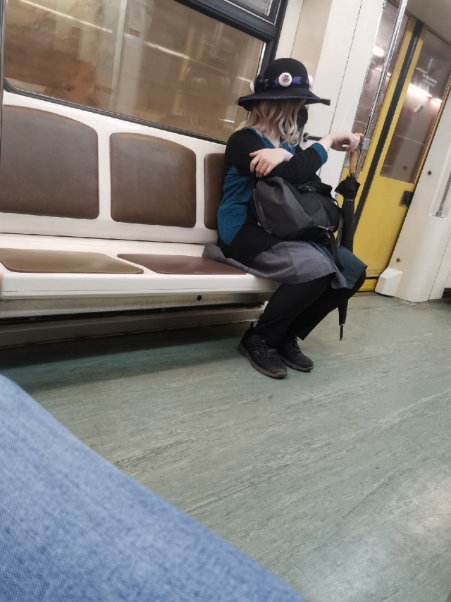 Подборка модников, обитающих в нашем метрополитене