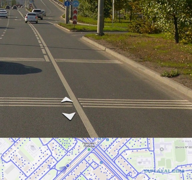 В Казани от удара об автомобиль мотоциклист отлетел под колеса другой машины