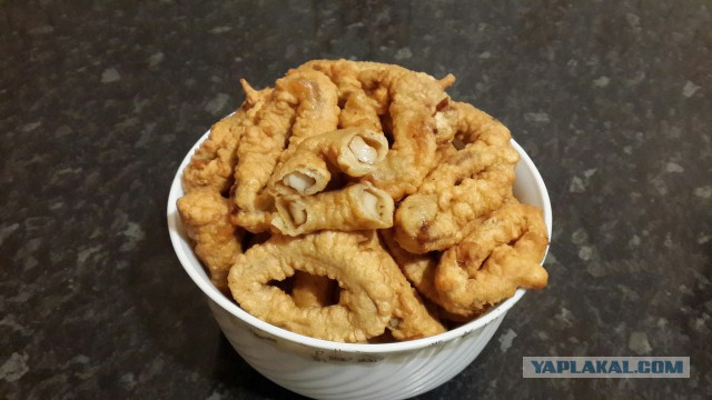 Кольца кальмара в пивном кляре:)