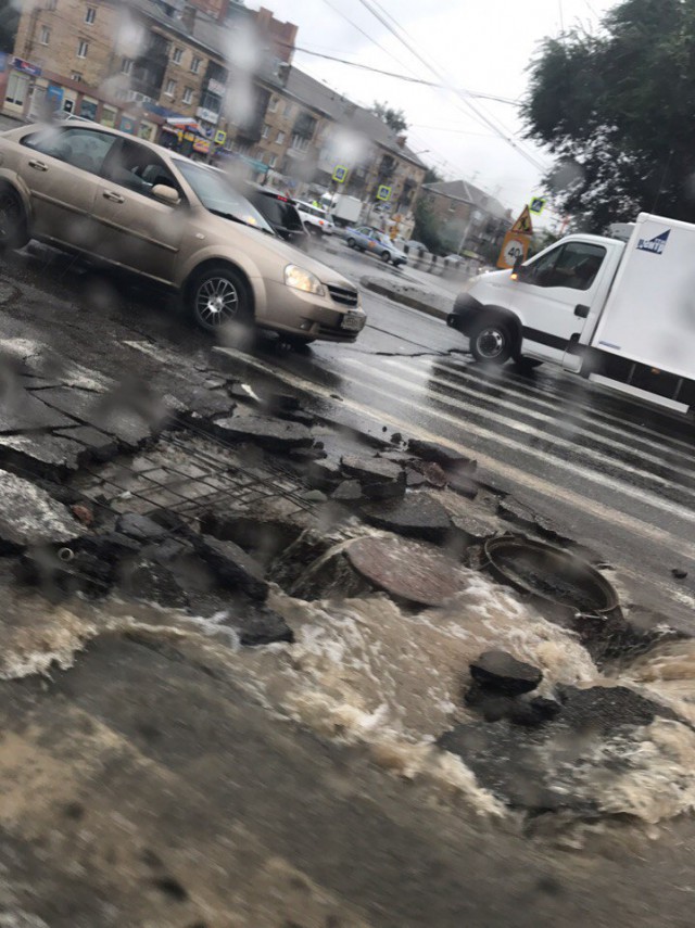 А Красноярск "утонул" опять