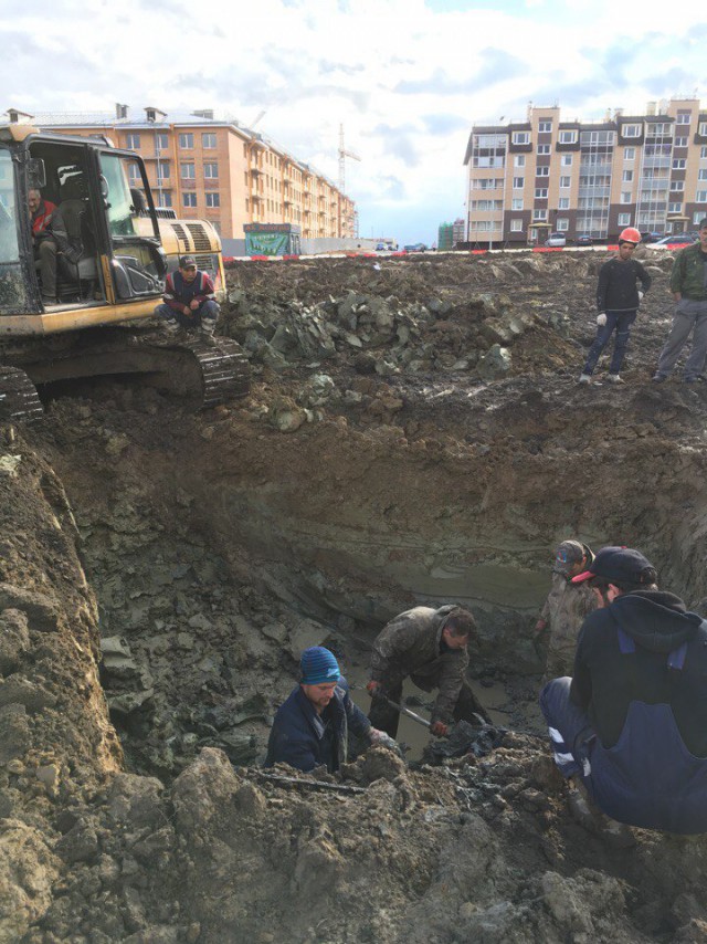 Подъем советского истребителя МиГ-3 и ст. лейтенанта В.П. Бухтеева