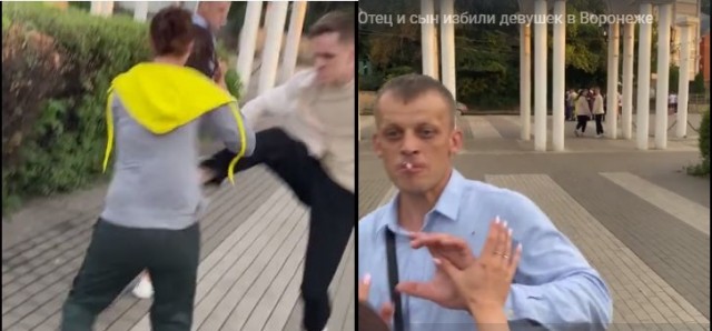Отец и сын избили девушек в Воронеже
