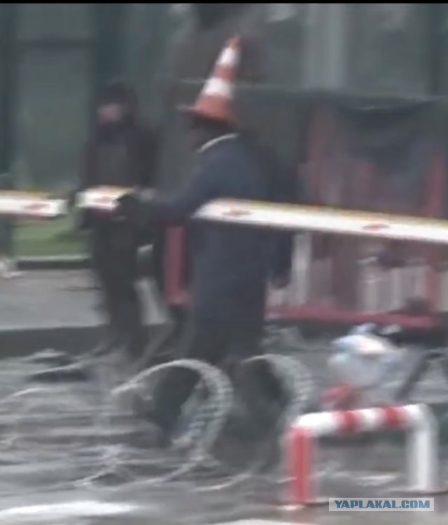 Видео от поляков с погранперехода Брузги
