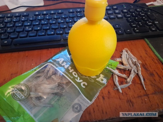 Рыба с лимонным соком