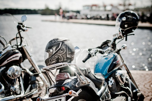 "Улыбающийся мотоциклист", Финляндия, Куопио