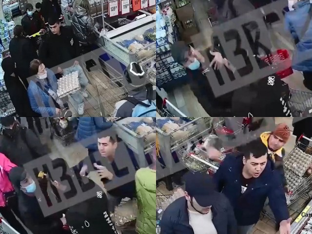 В Петербурге в универсаме «Народный» мигранты устроили поножовщину