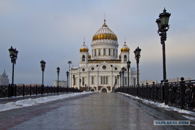 Москва. Утро. 1 января