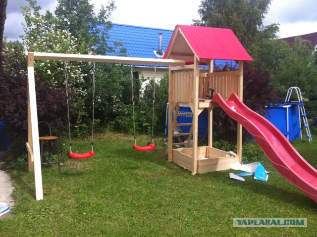 Игровая площадка ребенку - своими руками лучше!