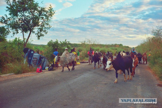 Немец проехал на Gelandewagen весь мир.