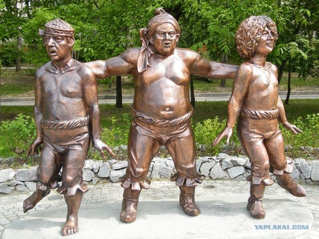 Труса, Балбеса и Бывалого установили в Иркутске