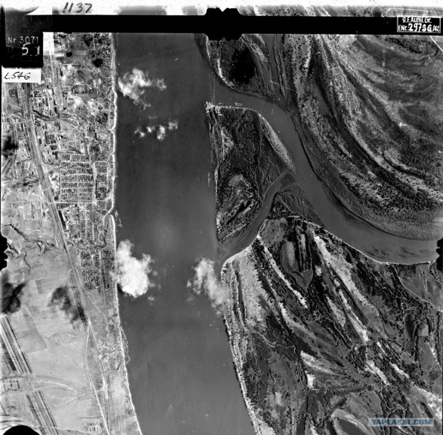 Сталинград Аэрофотосъемка 1942 года