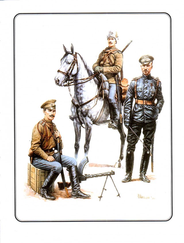 Русские воины Первой мировой в "цвете"