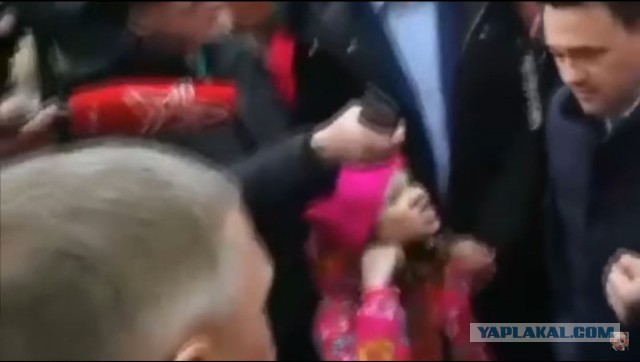 Участники стихийного митинга ударили главу Волоколамского района