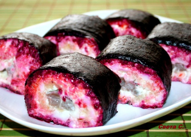 Селёдка под шубой на новый лад