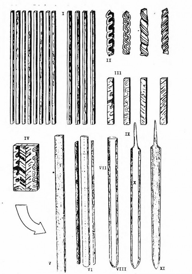 Самые древние мечи из дамасской стали делались в Африке